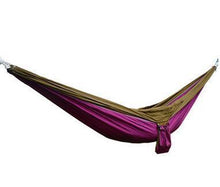 Load image into Gallery viewer, Portable one person parachute Hammock Swing indoor outdoor Leisure Camping hang Bed Garden hamak Sleeping hamac hamaca 230*90cm
