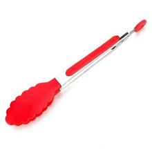 Load image into Gallery viewer, Kapmore 1pc Heat-Resistant Food Tong Creative Non-Slip Nylon Bread Tong Serving Tong Kitchen Tools BBQ Tools Accessories
