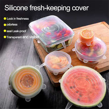 Load image into Gallery viewer, Food grade silicone fresh-keeping cover Silicone Stretch Lids Universal Wrap Bowl Pot Lid Silicone Cover Kitchen Accessories
