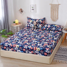 Load image into Gallery viewer, Bonenjoy 3 Pcs Bed Sheet Sets Queen Size Flower Printed King Bed Sheet on Rubber Band sabanas de cama BedSheet with Pillowcase
