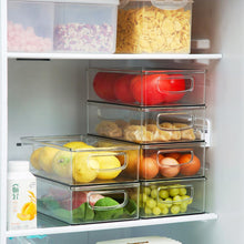 Load image into Gallery viewer, Refrigerator Organizer Transparent Kitchen Food Fruit Dumpling Egg Storage Box
