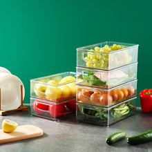 Load image into Gallery viewer, Refrigerator Organizer Transparent Kitchen Food Fruit Dumpling Egg Storage Box
