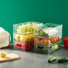 Load image into Gallery viewer, Refrigerator Organizer Transparent Kitchen Food Fruit Dumpling Egg Storage Box
