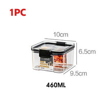 Load image into Gallery viewer, 700/1300/1800ML Food Storage Container Plastic Kitchen Refrigerator Noodle Box Multigrain Storage Tank Transparent Sealed Cans
