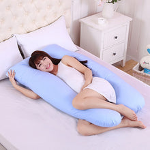 Load image into Gallery viewer, SB Sleeping Support Pillow For Pregnant Women Body 100% Cotton Rabbit Print U Shape Maternity Pillows Pregnancy Side Sleepers
