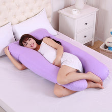 Load image into Gallery viewer, SB Sleeping Support Pillow For Pregnant Women Body 100% Cotton Rabbit Print U Shape Maternity Pillows Pregnancy Side Sleepers
