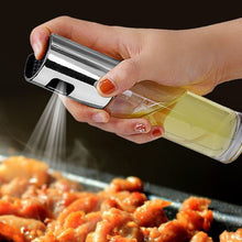 Load image into Gallery viewer, Kitchen Stainless Steel Olive Oil Sprayer Bottle Pump Oil Pot Leak-proof Grill BBQ Sprayer Oil Dispenser BBQ Cookware Tools
