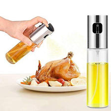 Load image into Gallery viewer, Kitchen Stainless Steel Olive Oil Sprayer Bottle Pump Oil Pot Leak-proof Grill BBQ Sprayer Oil Dispenser BBQ Cookware Tools
