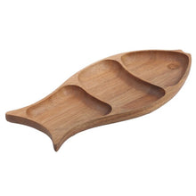 Load image into Gallery viewer, Whole Wood Wood Irregular Oval Solid Wood Pan Plate Fruit Dishes Saucer Tea Tray Dessert Dinner Plate Tableware Set
