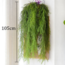 Load image into Gallery viewer, Artificial Plant Vines Wall Hanging Rattan Leaves Branches Outdoor Garden Home Decoration Plastic Fake Silk Leaf Green Plant Ivy
