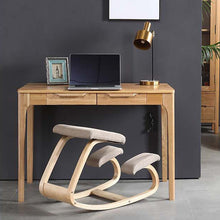 Load image into Gallery viewer, Original Ergonomic Kneeling Chair Stool Home Office Furniture Ergonomic Rocking Wooden Kneeling Computer Posture Chair
