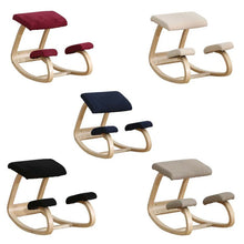 Load image into Gallery viewer, Original Ergonomic Kneeling Chair Stool Home Office Furniture Ergonomic Rocking Wooden Kneeling Computer Posture Chair
