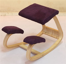 Load image into Gallery viewer, Original Ergonomic Kneeling Chair Stool Home Office Furniture Ergonomic Rocking Wooden Kneeling Computer Posture Chair
