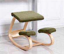 Load image into Gallery viewer, Original Ergonomic Kneeling Chair Stool Home Office Furniture Ergonomic Rocking Wooden Kneeling Computer Posture Chair
