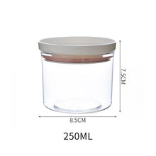 Load image into Gallery viewer, WBBOOMING 2 Different Color Sealed Ring Bottles Kitchen Storage Box Transparent Food Canister Keep Fresh New Clear Container
