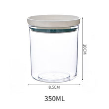 Load image into Gallery viewer, WBBOOMING 2 Different Color Sealed Ring Bottles Kitchen Storage Box Transparent Food Canister Keep Fresh New Clear Container
