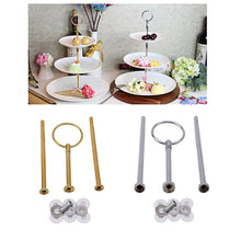 Load image into Gallery viewer, Brand New 3 Tier Cake Fruit Plate Stand Handle Fitting Cake Plate Stand Hardware Rod Plate Stand Cake Decorating Tools
