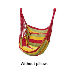 Load image into Gallery viewer, Outdoor Hammock Swing Thicken Chair Hanging Swing Chair Portable Relaxation Canvas Swing Travel Camping Lazy Chair No Pillow
