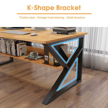 Load image into Gallery viewer, NEW MDF Wooden Computer Desk Office Desk Modern Writing Table Universal Laptop Home Office Furniture PC Workstation Study Table
