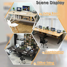 Load image into Gallery viewer, NEW MDF Wooden Computer Desk Office Desk Modern Writing Table Universal Laptop Home Office Furniture PC Workstation Study Table
