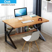 Load image into Gallery viewer, NEW MDF Wooden Computer Desk Office Desk Modern Writing Table Universal Laptop Home Office Furniture PC Workstation Study Table
