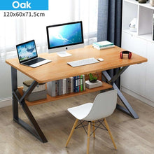 Load image into Gallery viewer, NEW MDF Wooden Computer Desk Office Desk Modern Writing Table Universal Laptop Home Office Furniture PC Workstation Study Table
