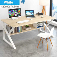 Load image into Gallery viewer, NEW MDF Wooden Computer Desk Office Desk Modern Writing Table Universal Laptop Home Office Furniture PC Workstation Study Table
