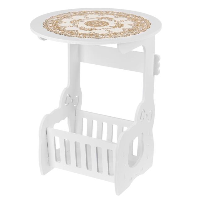 Nordic Mini Round Side Table Sofa Coffee Table Tea Table Home Room Storage Rack Bedside Table Plant Stand Home Furniture