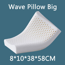 Load image into Gallery viewer, Natural-Latex Pillow Orthopedic Cervical Massage Bed Pillow Release Pressure Sleeping Pillows for Bedroom with Pillowcase
