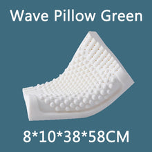 Load image into Gallery viewer, Natural-Latex Pillow Orthopedic Cervical Massage Bed Pillow Release Pressure Sleeping Pillows for Bedroom with Pillowcase
