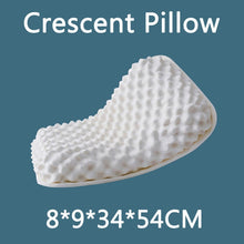 Load image into Gallery viewer, Natural-Latex Pillow Orthopedic Cervical Massage Bed Pillow Release Pressure Sleeping Pillows for Bedroom with Pillowcase
