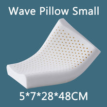 Load image into Gallery viewer, Natural-Latex Pillow Orthopedic Cervical Massage Bed Pillow Release Pressure Sleeping Pillows for Bedroom with Pillowcase
