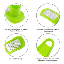 Load image into Gallery viewer, Household Garlic Peeler Functional Ginger Garlic Press Grinding Grater Planer Slicer Cutter Cooking Tool Kitchen Accessories
