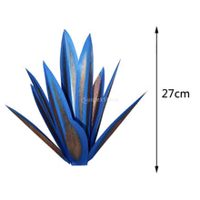 Load image into Gallery viewer, DIY Artificial Tequila Rustic Statue Jardin Agave Plant Patio Yard Decorations Metal Tequila Sculpture Outdoor Tuin Decoration
