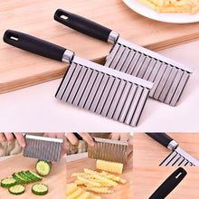 Load image into Gallery viewer, Potato Wavy Edged Tool Peeler Cooking Tools kitchen knives Accessories Stainless Steel Vegetable Fruit Cutting Kitchen Gadget
