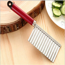 Load image into Gallery viewer, Potato Wavy Edged Tool Peeler Cooking Tools kitchen knives Accessories Stainless Steel Vegetable Fruit Cutting Kitchen Gadget
