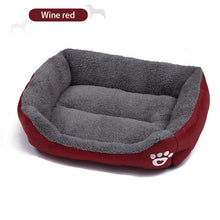 Load image into Gallery viewer, Dog Bed Pets House Cat Accessories for Puppy Small Big Medium Dog Supplies Young Kennel Mat Nesk Bedding Plush Washable Products
