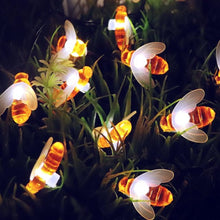 Load image into Gallery viewer, 12/20 Led Solar Powered Butterfly Fiber Optic Fairy String Lights Waterproof Christmas Outdoor Garden Holiday Decoration Lights
