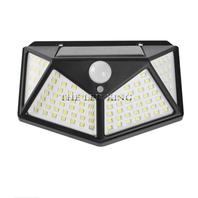 100 LED Solar Light Outdoor Solar Lamp PIR Motion Sensor Wall Light Waterproof Solar Powered Sunlight For Garden Decoration