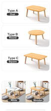 Load image into Gallery viewer, Tea Table End Table For Office Coffee Table Wooden Round/Square Magazine Shelf Small Table Movable Bedroom Living Room Furniture
