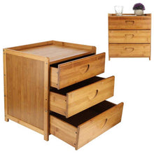 Load image into Gallery viewer, Home Furniture Bedside Table Bedstand Cabinet Bedroom Storage Furniture Organizer with 3 Drawers Bedroom Home Furniture
