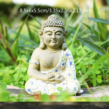 Load image into Gallery viewer, Resin Buddhism Pagoda for Garden Patio Bonsai Decoration Miniature Accessories &amp; Furniture for Home Decor Outdoor Buddga Statue
