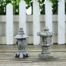 Load image into Gallery viewer, Resin Buddhism Pagoda for Garden Patio Bonsai Decoration Miniature Accessories &amp; Furniture for Home Decor Outdoor Buddga Statue
