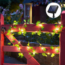 Load image into Gallery viewer, Solar Lights Maple Leaf Fairy Lights 10m 100LED /5M 50 LED Waterproof Outdoor Garland Solar Lamp Christmas for Garden Decoration
