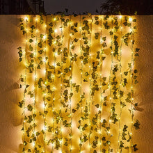 Load image into Gallery viewer, Solar Lights Maple Leaf Fairy Lights 10m 100LED /5M 50 LED Waterproof Outdoor Garland Solar Lamp Christmas for Garden Decoration
