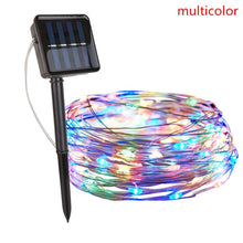 Load image into Gallery viewer, Solar Lights Maple Leaf Fairy Lights 10m 100LED /5M 50 LED Waterproof Outdoor Garland Solar Lamp Christmas for Garden Decoration
