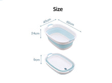 Load image into Gallery viewer, Baby Shower Protable Bath Tub Folding Baby Shower Bathtub Portable Pet Bath Tubs Safety Security Bath Accessories Storage Basket
