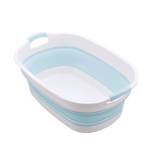 Load image into Gallery viewer, Baby Shower Protable Bath Tub Folding Baby Shower Bathtub Portable Pet Bath Tubs Safety Security Bath Accessories Storage Basket
