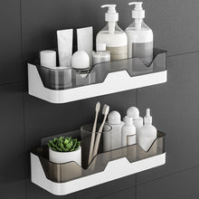 Load image into Gallery viewer, Bathroom Shelf Organizer WC Shampoo Holder Shower Shelves Wall Mount Kitchen Storage Basket Makeup Organizer Bathroom Accessorie
