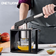 Load image into Gallery viewer, Manual Juicer Lemon Lime Orange Squeezer,Hand Metal Juicer Multifunctional Kitchen Tools
